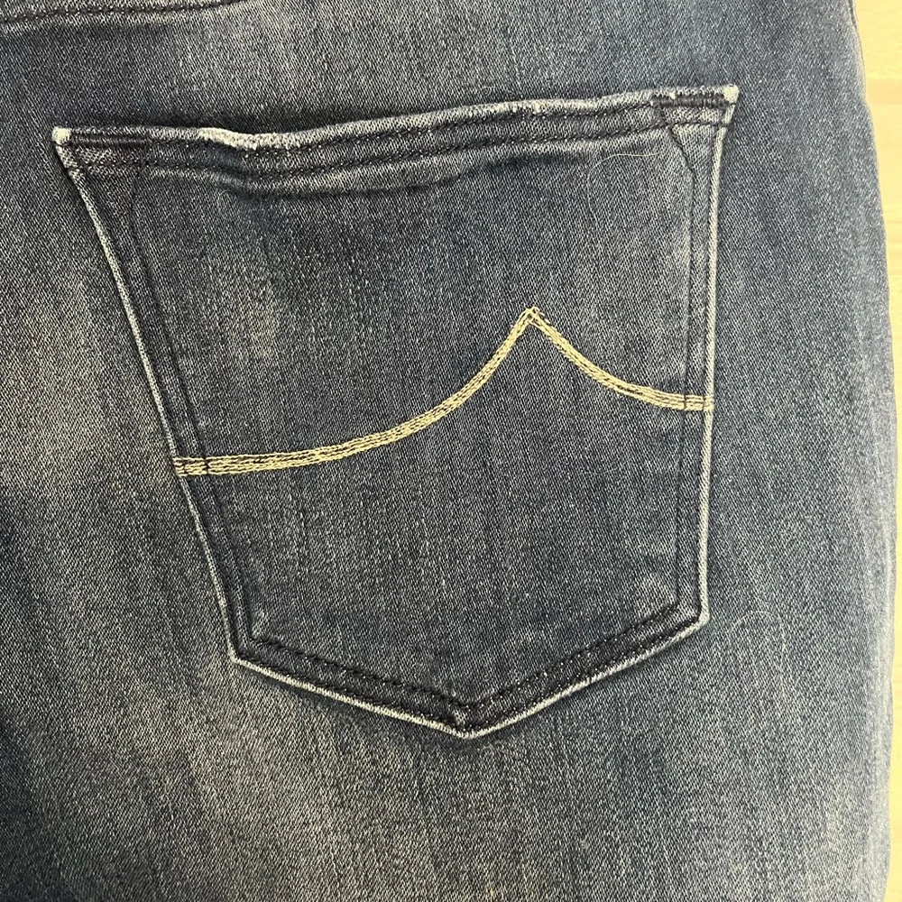 Jacob Cohen Women's Dark Blue Skinny Jeans with Striped Tie Belt - Picture 8 of 16